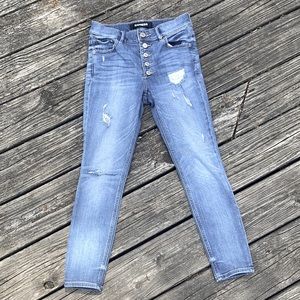 Express High Rise Skinny Jeans